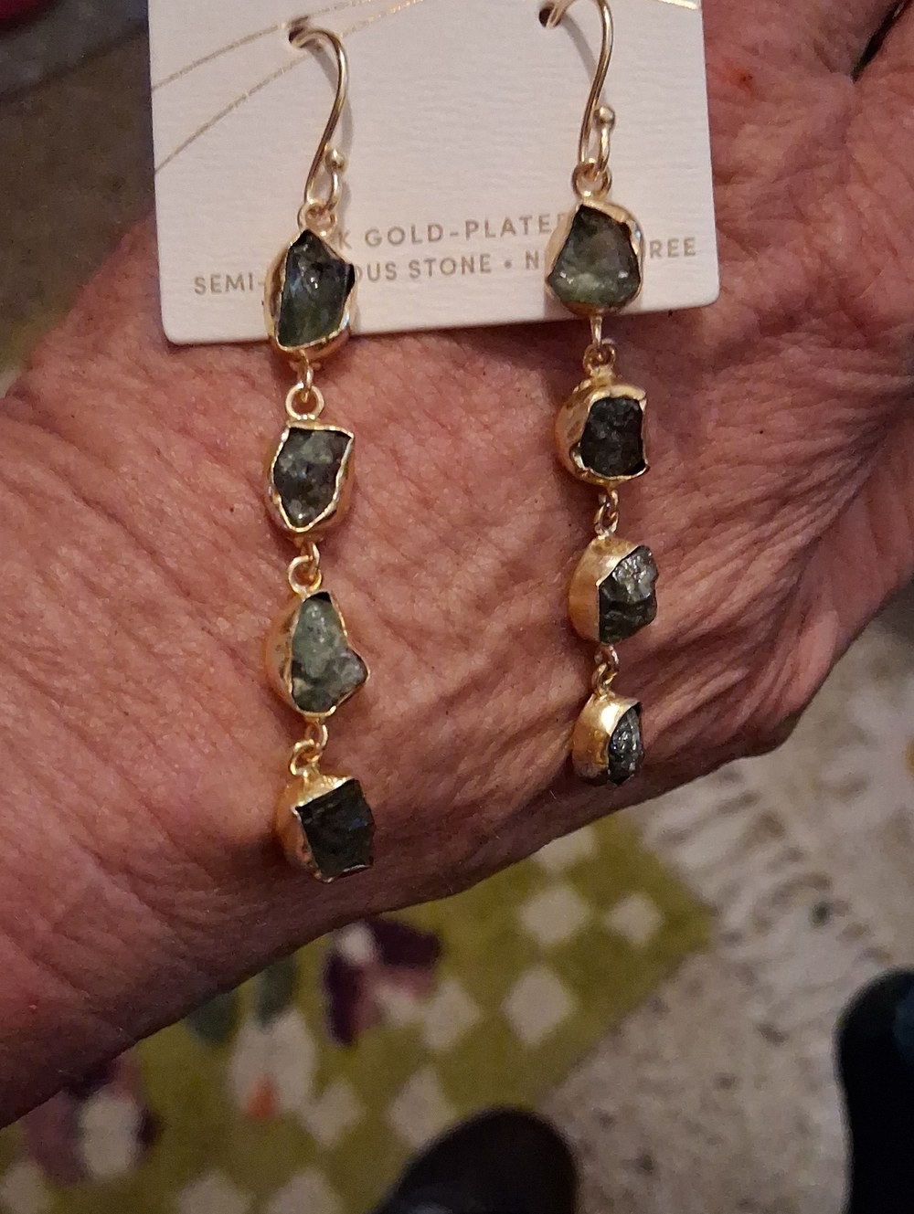 World Market Dangly Earrings